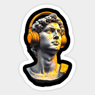 Ancient Beats: Timeless Listening Sticker